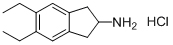 5,6-二乙基-2,3-二氫-1H-茚-2-胺鹽酸鹽(茚達特羅中間體)